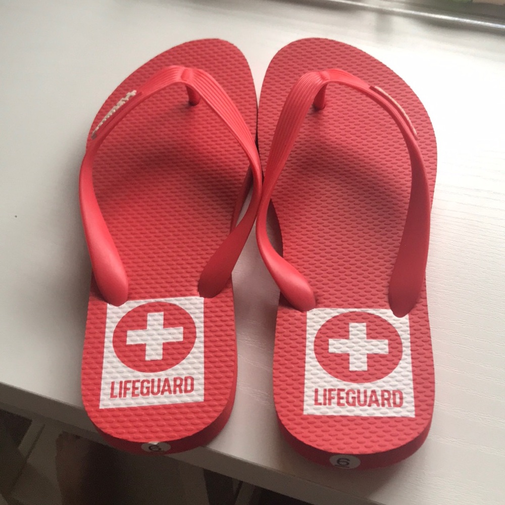 Lifeguard flip flops